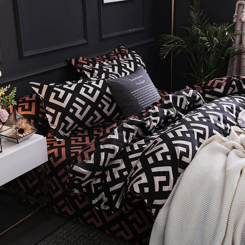 Conjunto de Cama Completo em Algodão Premium | King Luxury - Lojas Promorin