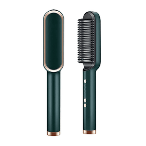 Escova Alisadora 5 em 1 Original BEAUTY HAIR - Modela, Hidrata & Anti-Frizz - Lojas Promorin