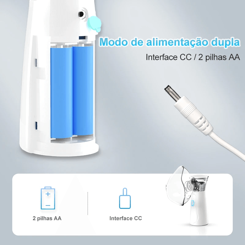 Inalador Nebulizador Portátil e Ultra Silencioso | COMPRE 1 e LEVE 2 - Lojas Promorin