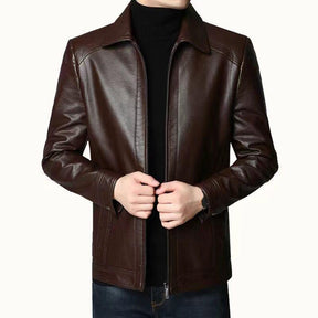 Jaqueta de Couro Michigan Masculina - Lojas Promorin