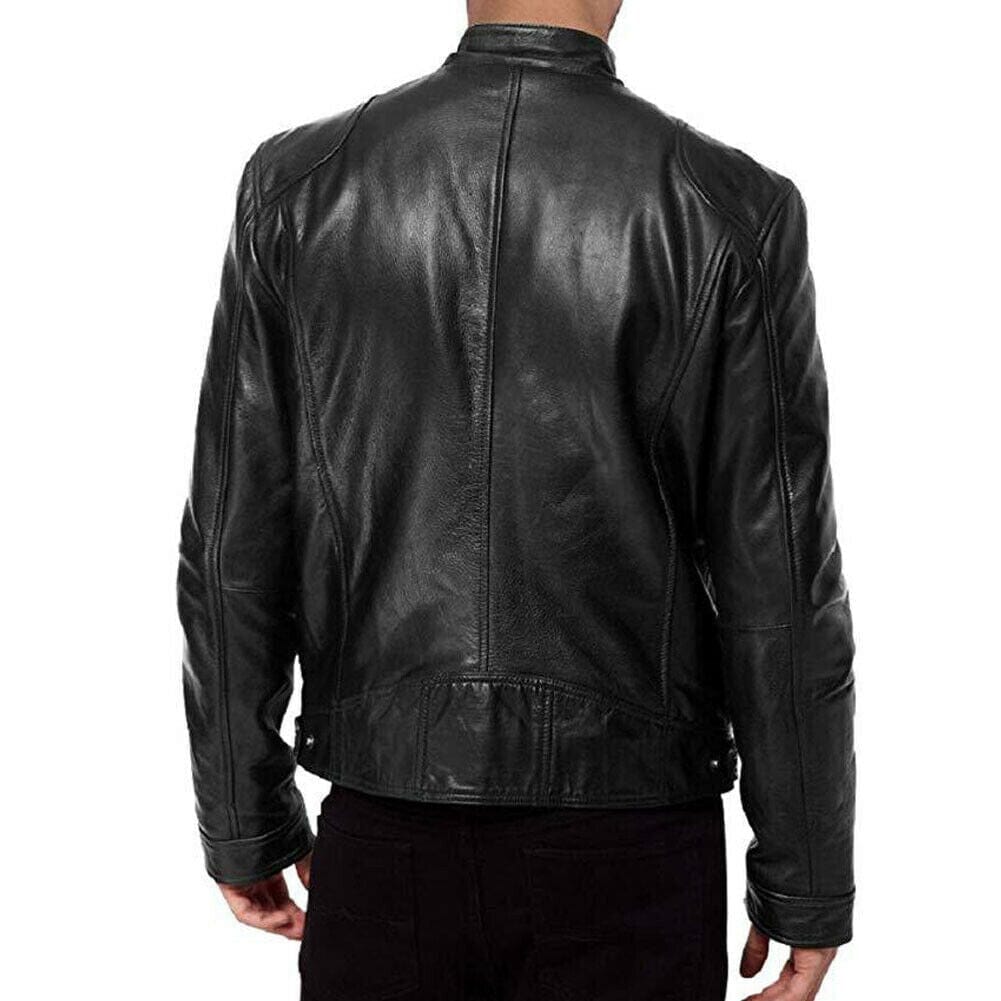 Jaqueta de couro Masculina Vintage