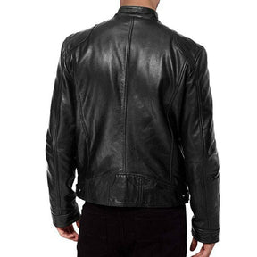 Jaqueta de couro Masculina Vintage