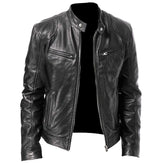 Jaqueta de couro Masculina Vintage