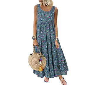 Vestido Feminino Longo Floral - Mariah