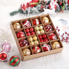 Kit Bolas Natalinas Decoração para Natal - ( 42 Unidades ) - Lojas Promorin