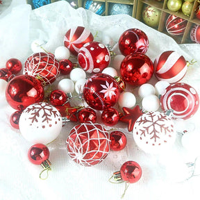 Kit Bolas Natalinas Decoração para Natal - ( 42 Unidades ) - Lojas Promorin