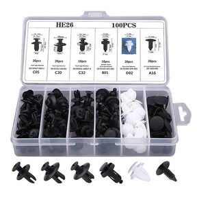 Kit com 100 Parafusos Fixadores para Carro