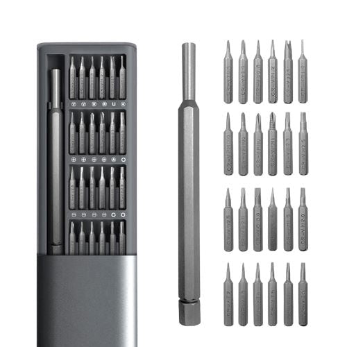 Kit Conjunto Chave de Fenda Magnética 24 Peças/PicesKit