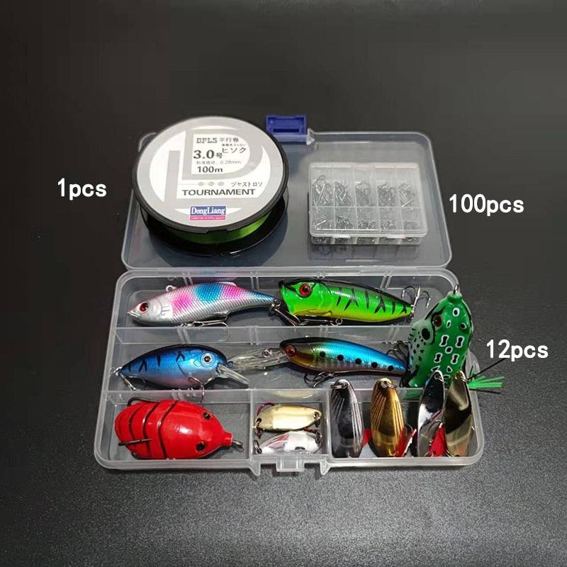 Kit Profissional Completo de Pescaria - 165 Peças - Lojas Promorin