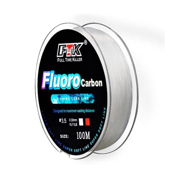 Linha de Pesca Premium Invisível Fluocarbono 100 Metros - Lojas Promorin