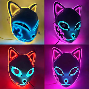 Máscara para Carnaval com Led - GlowFest