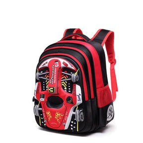 Mochila Infantil Carro de Corrida 3D - Seja o Mais Rápido da Turma - Lojas Promorin