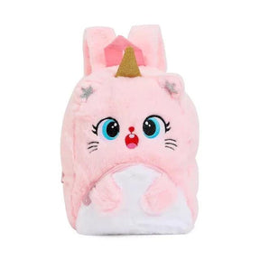 Mochila Infantil Gatinho de Pelúcia - Fofura e Conforto Juntos - Lojas Promorin