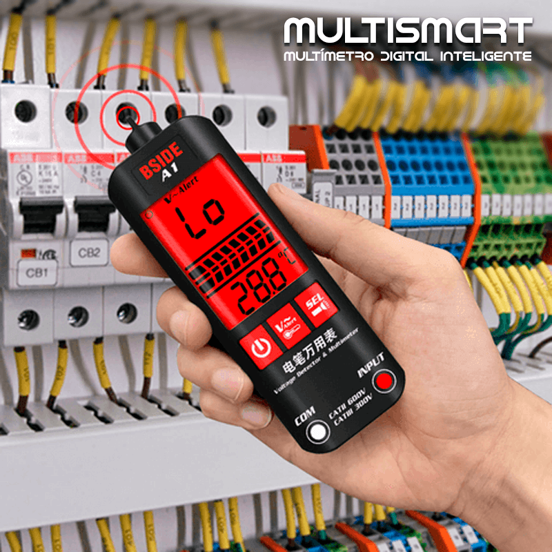 Multímetro Digital Profissional Inteligente - MultiSmart - Lojas Promorin