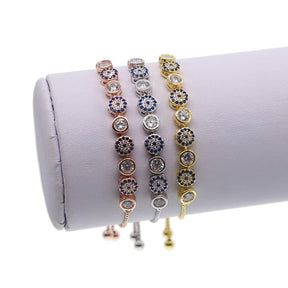 Pulseira Olho Grego com Cristais - Lojas Promorin