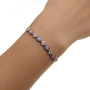 Pulseira Olho Grego com Cristais - Lojas Promorin
