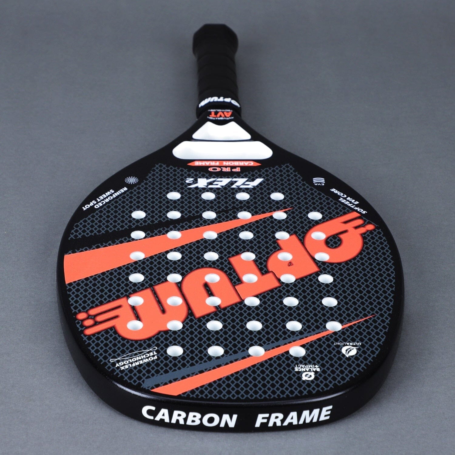 Raquete Beach Tennis Optum Fibra de Carbono Original Flex 2 + CAPA BRINDE