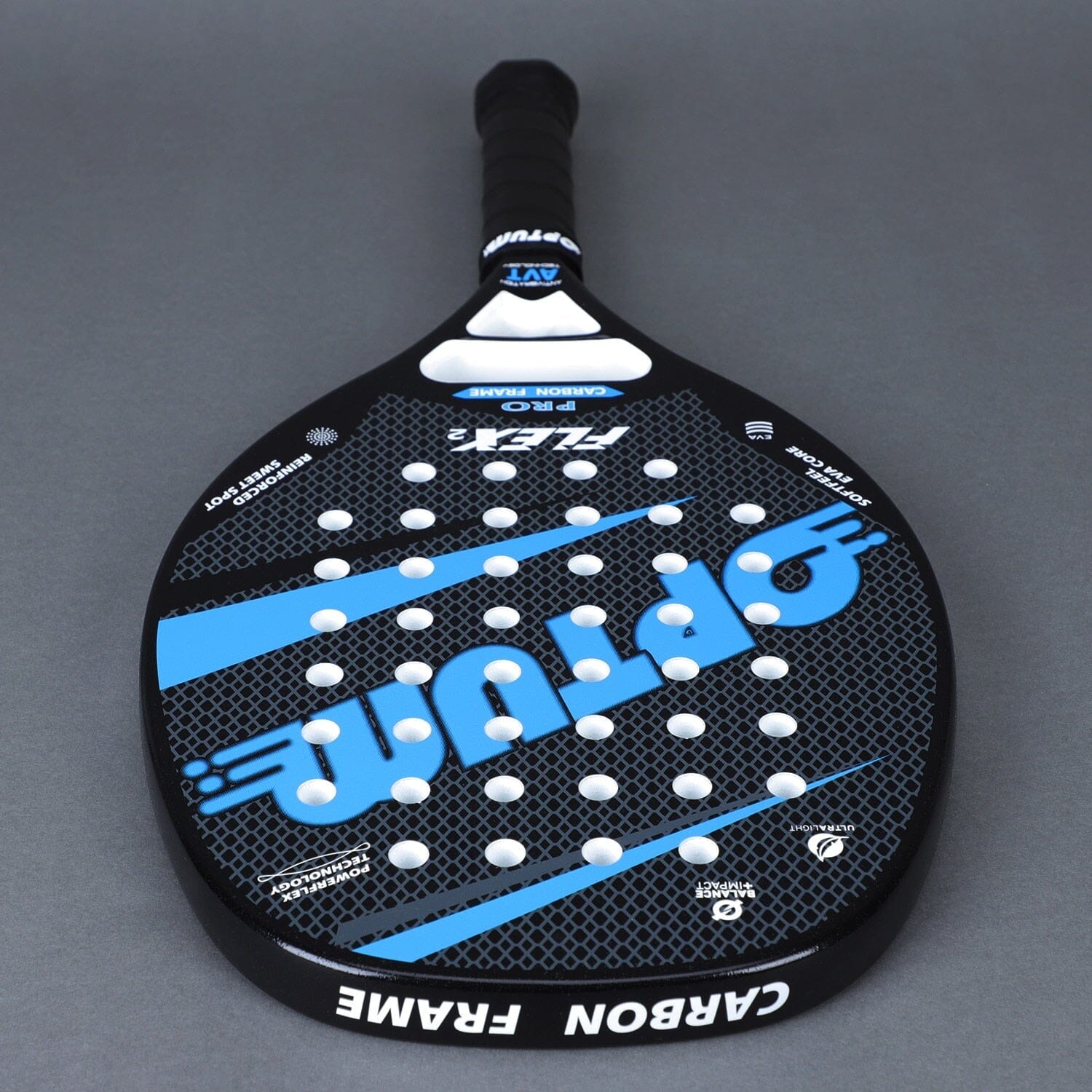 Raquete Beach Tennis Optum Fibra de Carbono Original Flex 2 + CAPA BRINDE