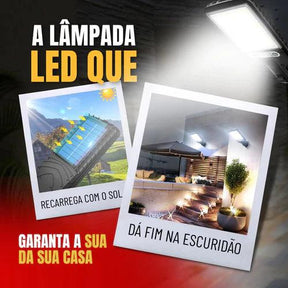 Refletor LED Solar Sustentável com Sensor de Movimento - Lojas Promorin