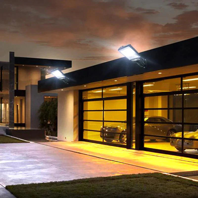 Refletor LED Solar Sustentável com Sensor de Movimento - Lojas Promorin