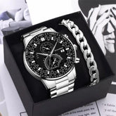 Relógio Masculino Gold Luxo com Pulseira de BRINDE! - Lojas Promorin