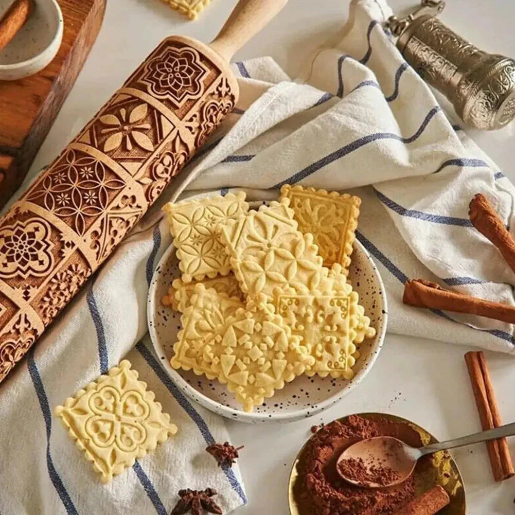 Rolo Para Biscoitos Natalinos