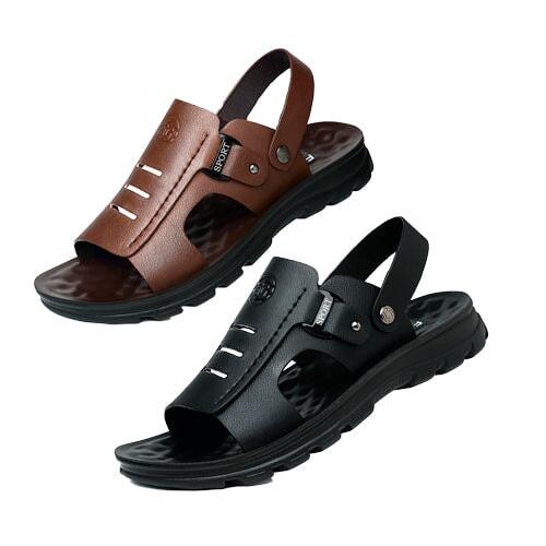 Sandália Masculina de Couro - Lojas Promorin