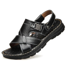 Sandália Masculina em Couro Legítimo