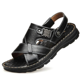 Sandália Masculina em Couro Legítimo