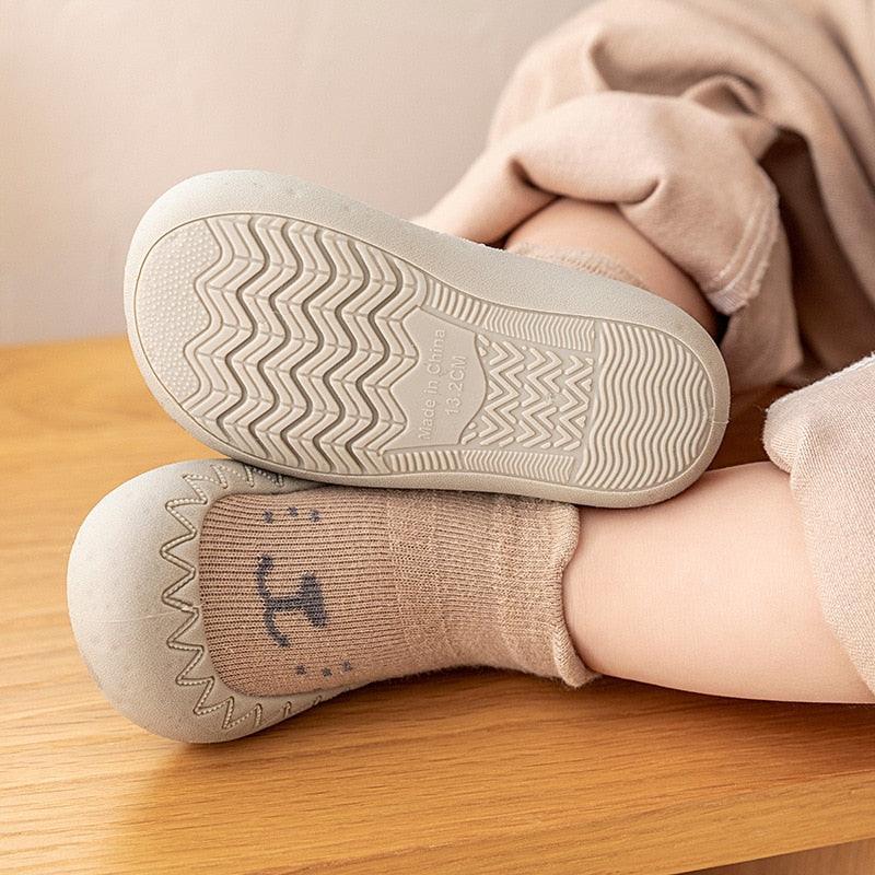 Sapatinho Meia Antiderrapante Super Confortável para Bebes - MEU PEZINHO - Lojas Promorin