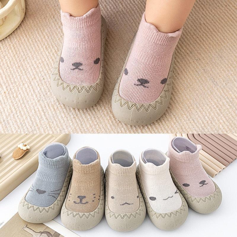 Sapatinho Meia Antiderrapante Super Confortável para Bebes - MEU PEZINHO - Lojas Promorin