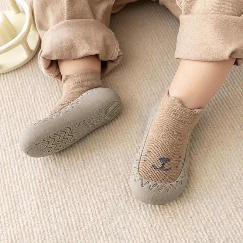 Sapatinho Meia Antiderrapante Super Confortável para Bebes - MEU PEZINHO - Lojas Promorin