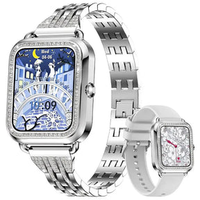 Smartwatch Feminino Bluetooth à Prova d'Água - AquaFit Belle