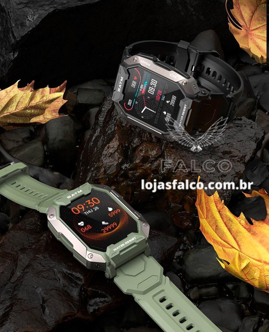 SmartWatch Max Rock Ultra + 2ª Pulseira (Brinde!) + Película Protetora (Brinde!) - Lojas Promorin
