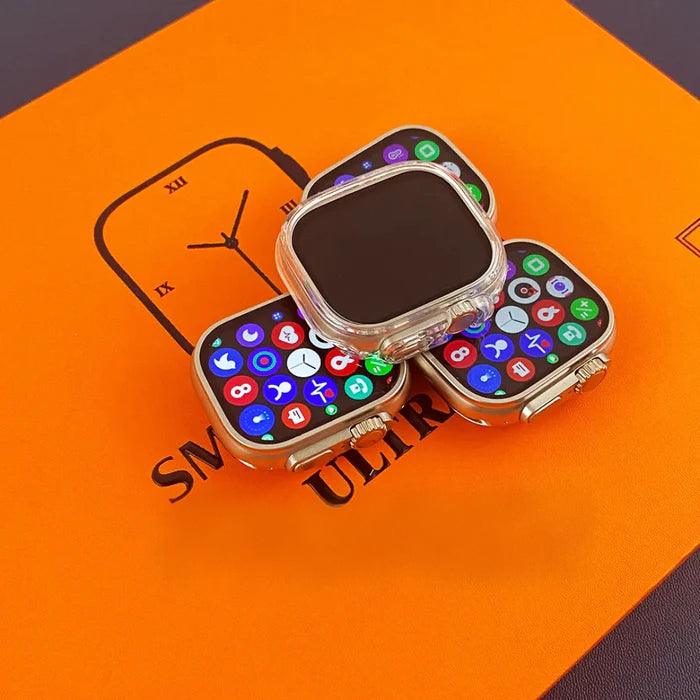 SmartWatch - Serie 9 Ultra [Kit: 7 Pulseiras + Case] - Lojas Promorin