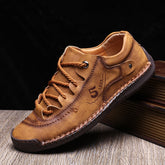 Tênis Couro Masculino Casual - Modelo Exclusivo