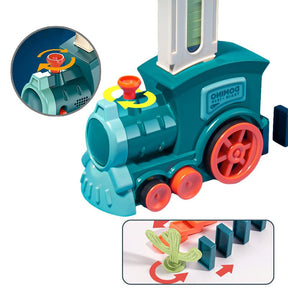 Trenzinho de Brinquedo com Conjunto de Dominós