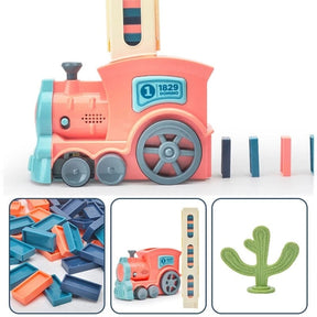 Trenzinho de Brinquedo com Conjunto de Dominós