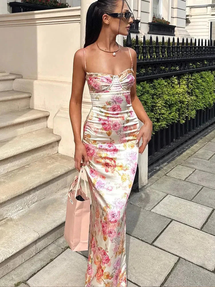 Vestido Casual Retrô Tubo Estampado