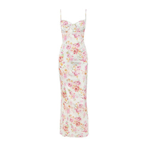 Vestido Casual Retrô Tubo Estampado