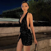 Vestido Curto de Paetês Glamour