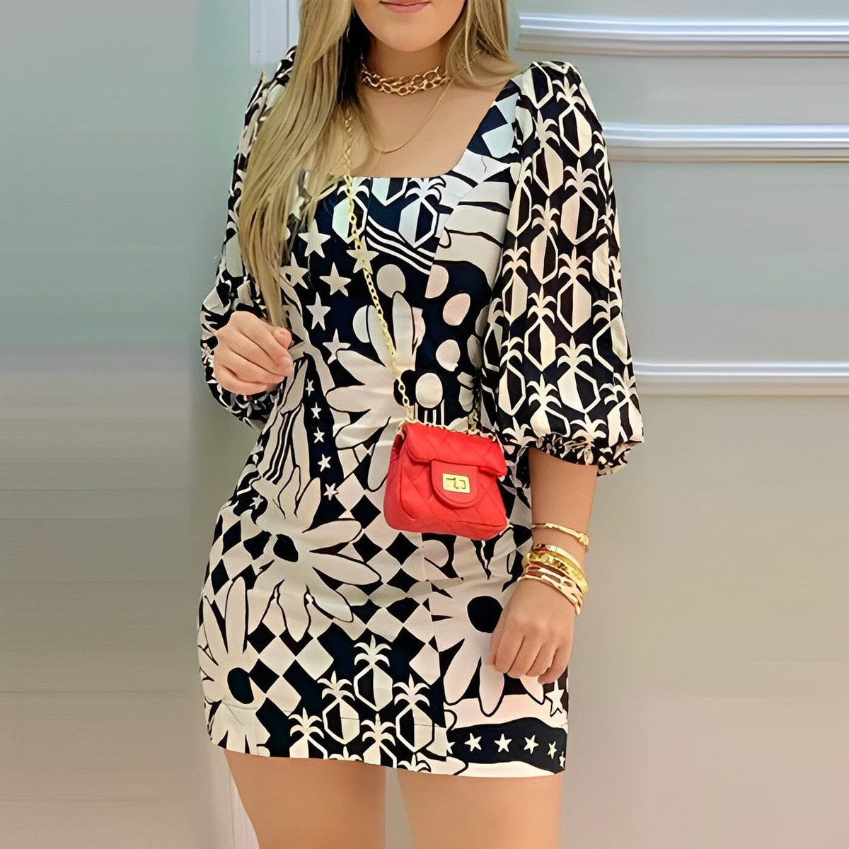 Vestido Feminino Curto Ella