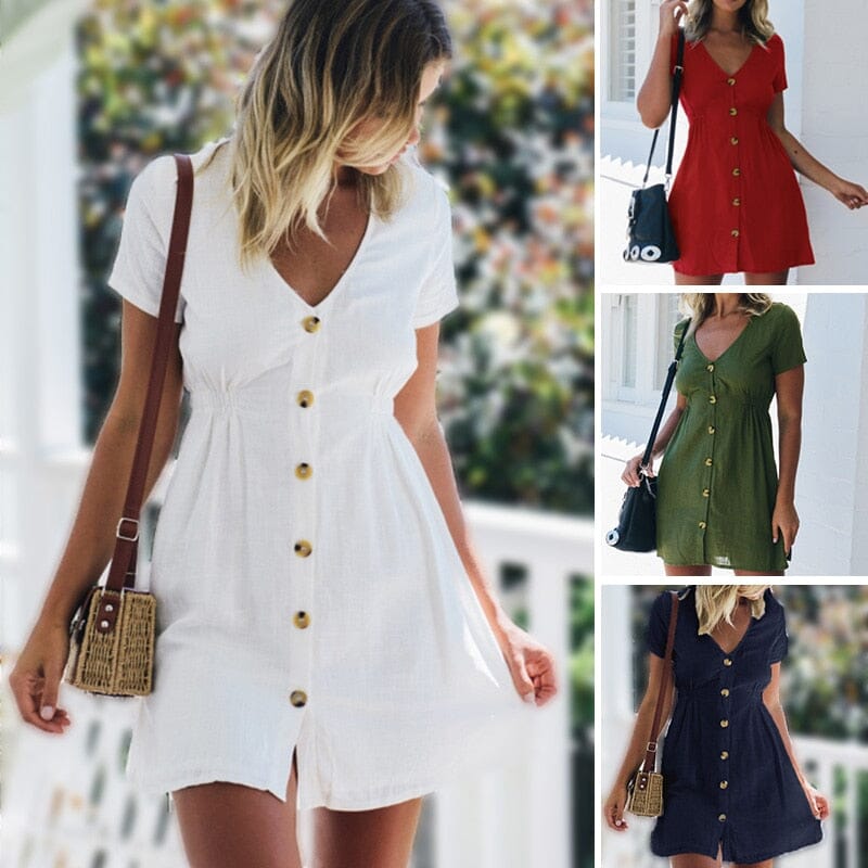 Vestido de Botões Andreza