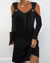 Vestido Feminino com fivela de metal - Marisa