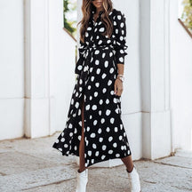 Vestido Midi Estampado Tereza